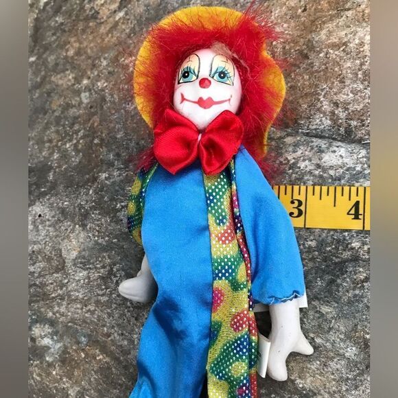 Vintage Ganz Posable Clown Porcelain - Picture 7 of 10